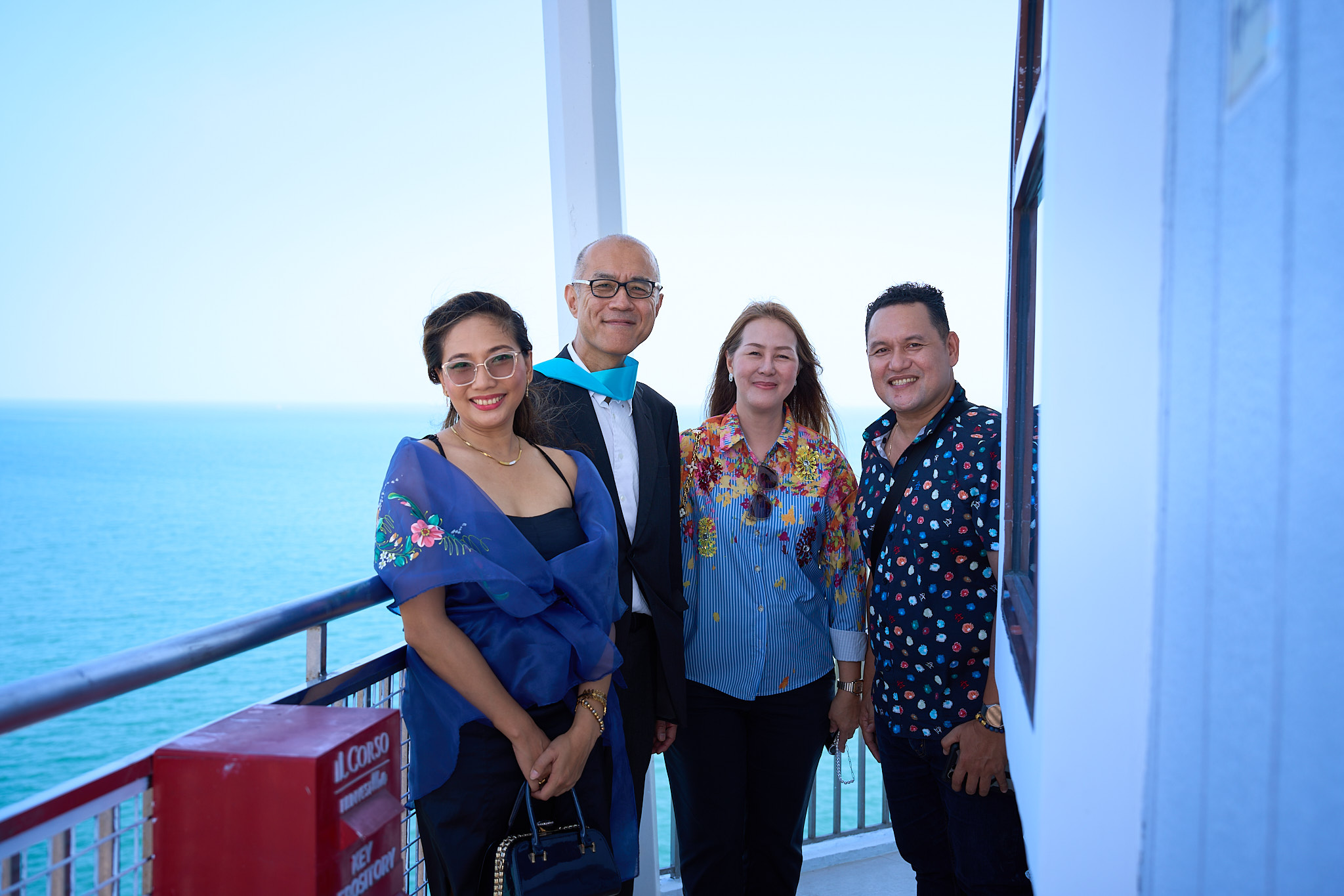 Guests on the deck